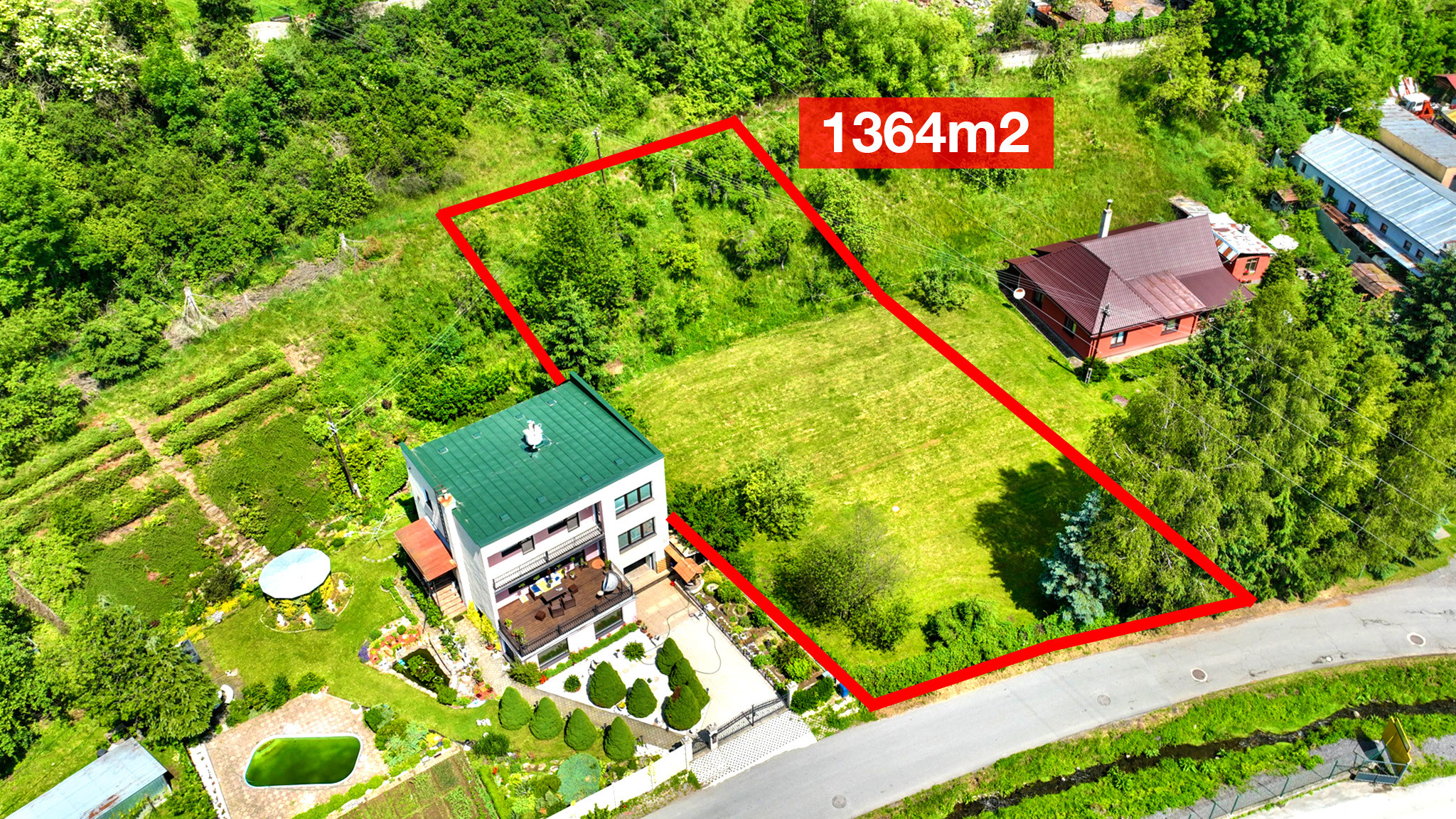 Pekný, viacúčelový pozemok 1360m2, Banská Štiavnica