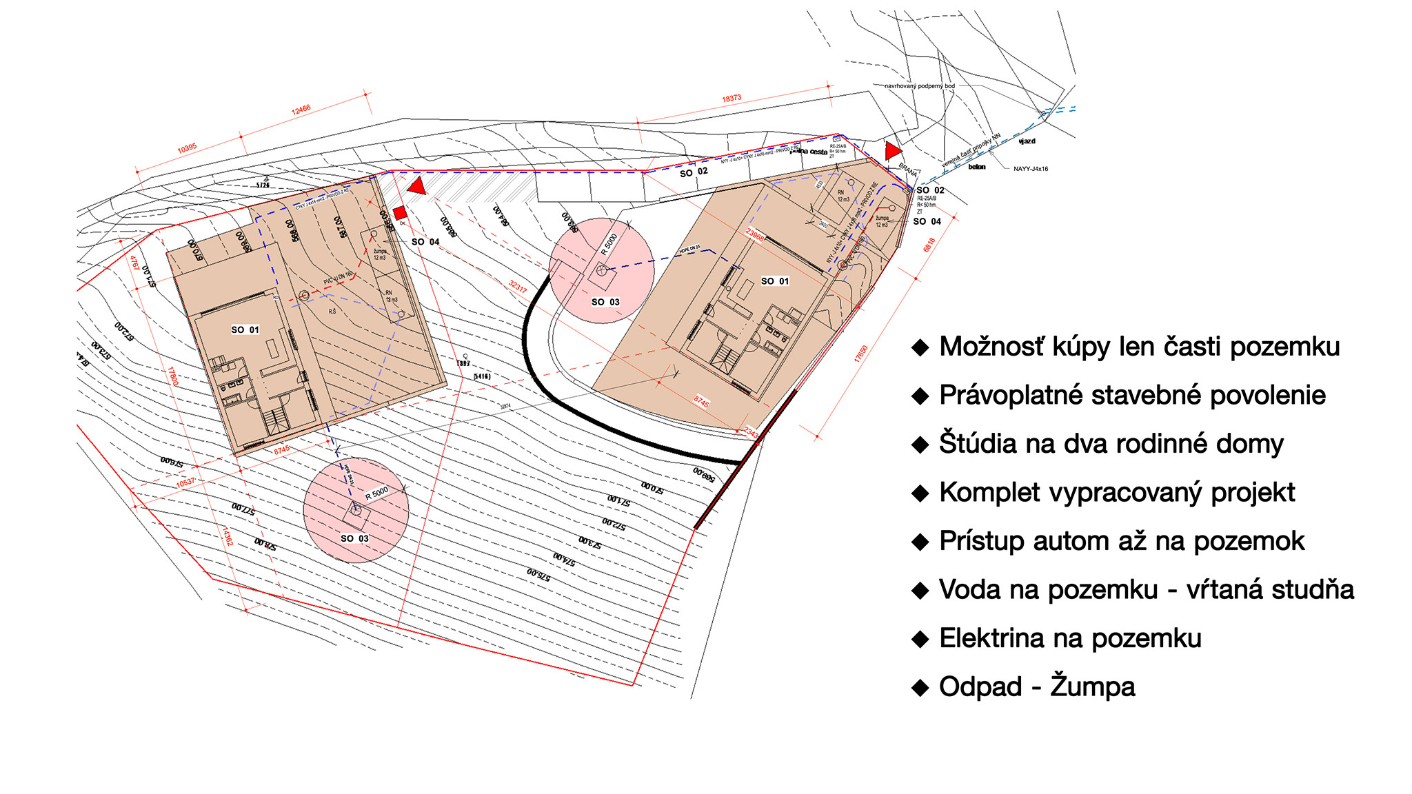 Pozemok so stavebným povolením, 2781m2 - Banská Štiavnica