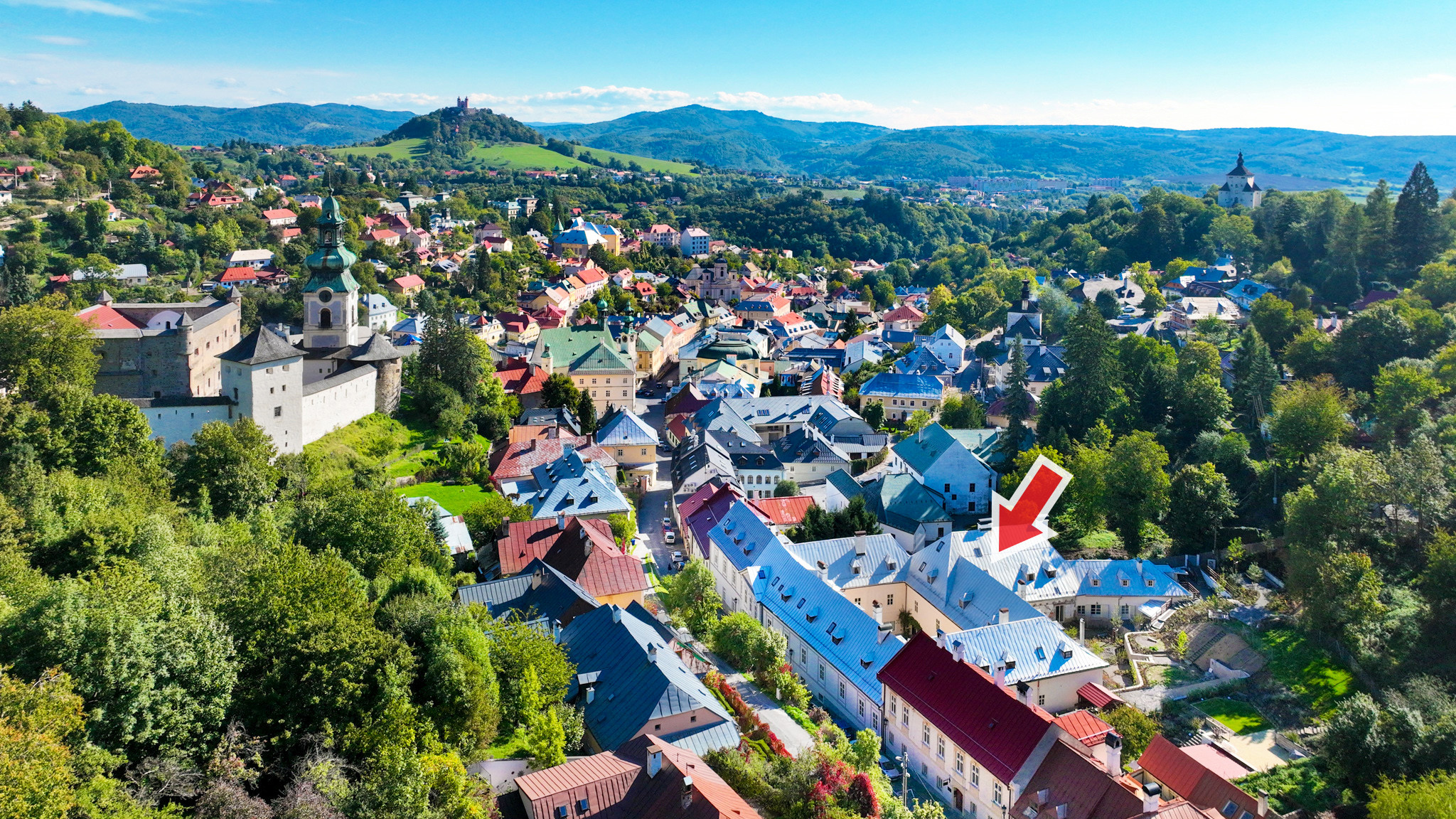 Mezonetový byt o veľkosti 50m2, centrum Banská Štiavnica