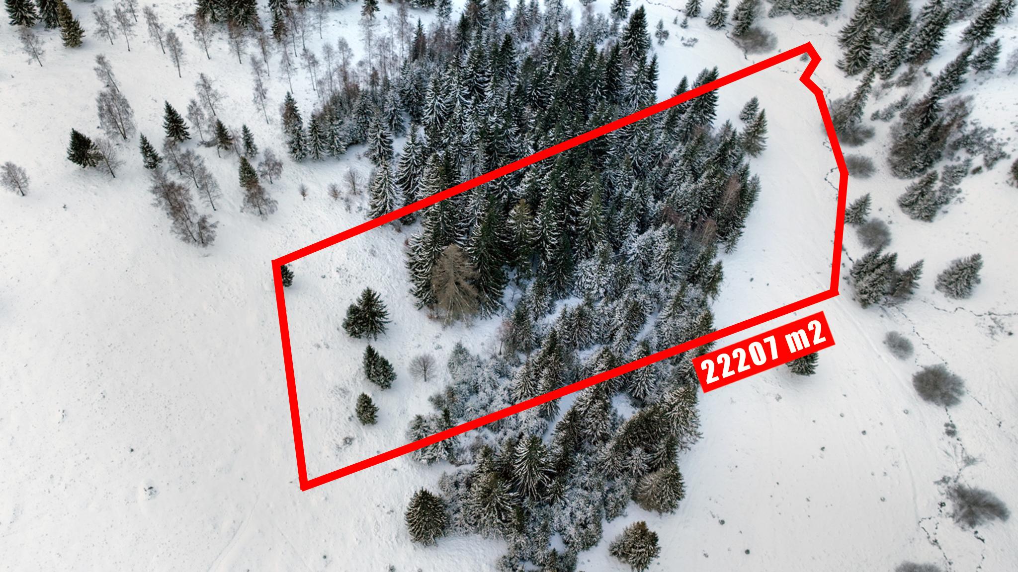 Pozemok so stavebným povolením 22200m2, Látky okr. Detva