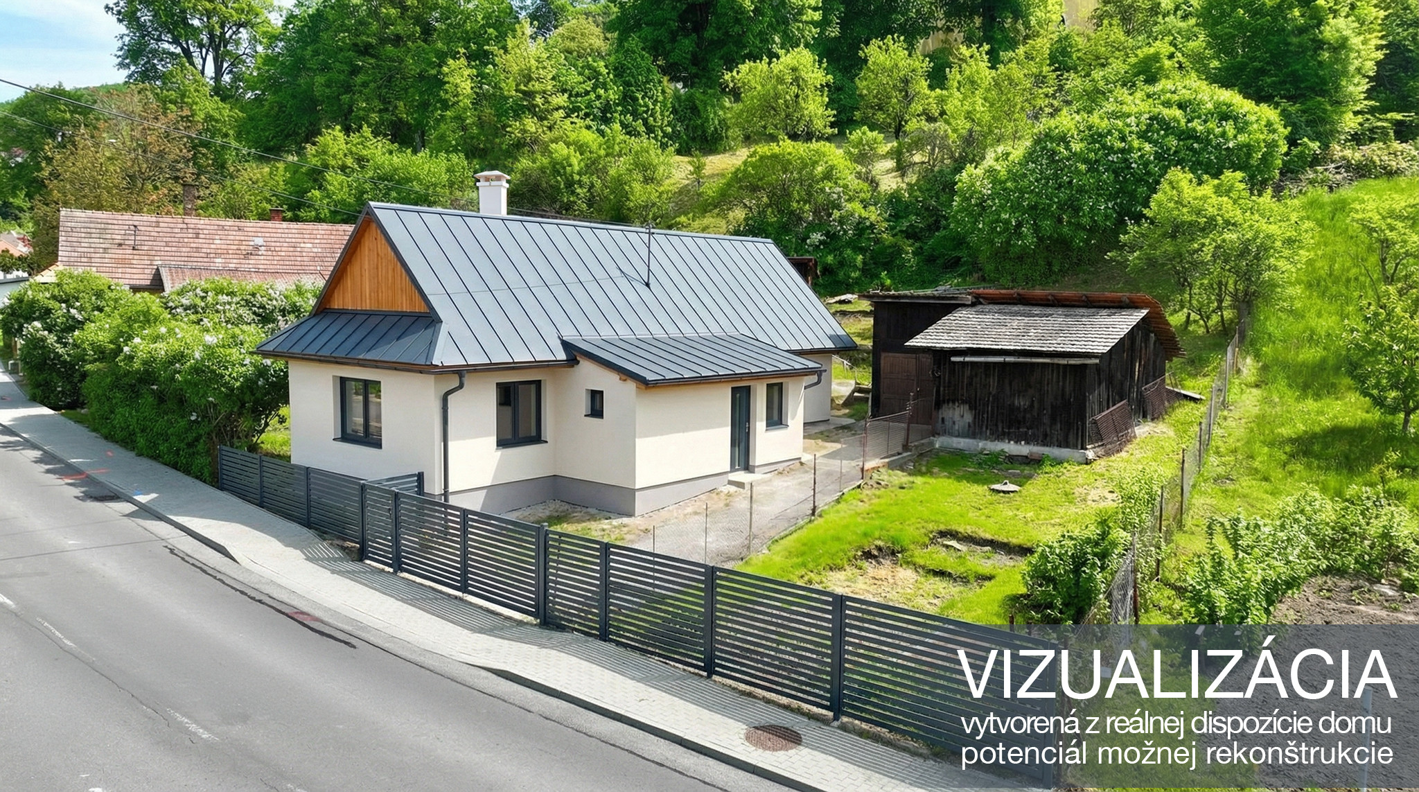 Obývateľný vidiecky dom, chalupa s pozemkom 500m2 Svätý Anton