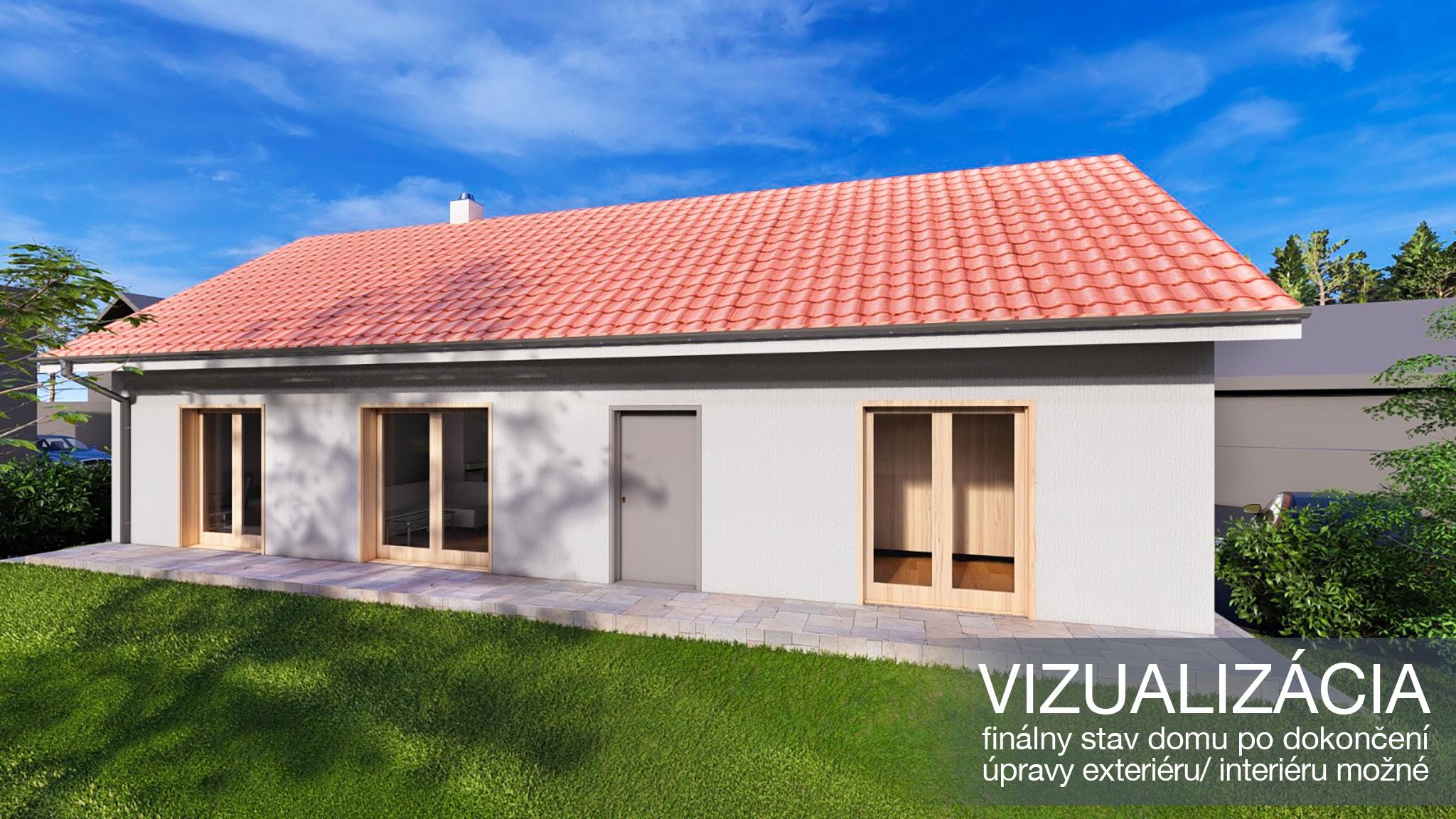 Nízkoenergetická novostavba rodinného domu, Nová Baňa