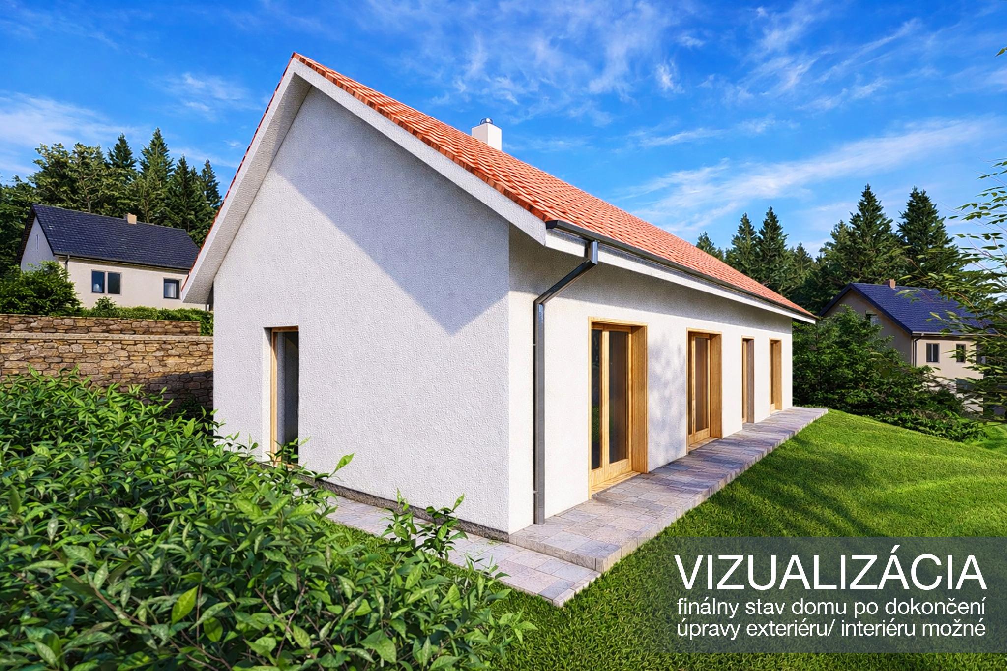 Nízkoenergetická novostavba rodinného domu, Nová Baňa