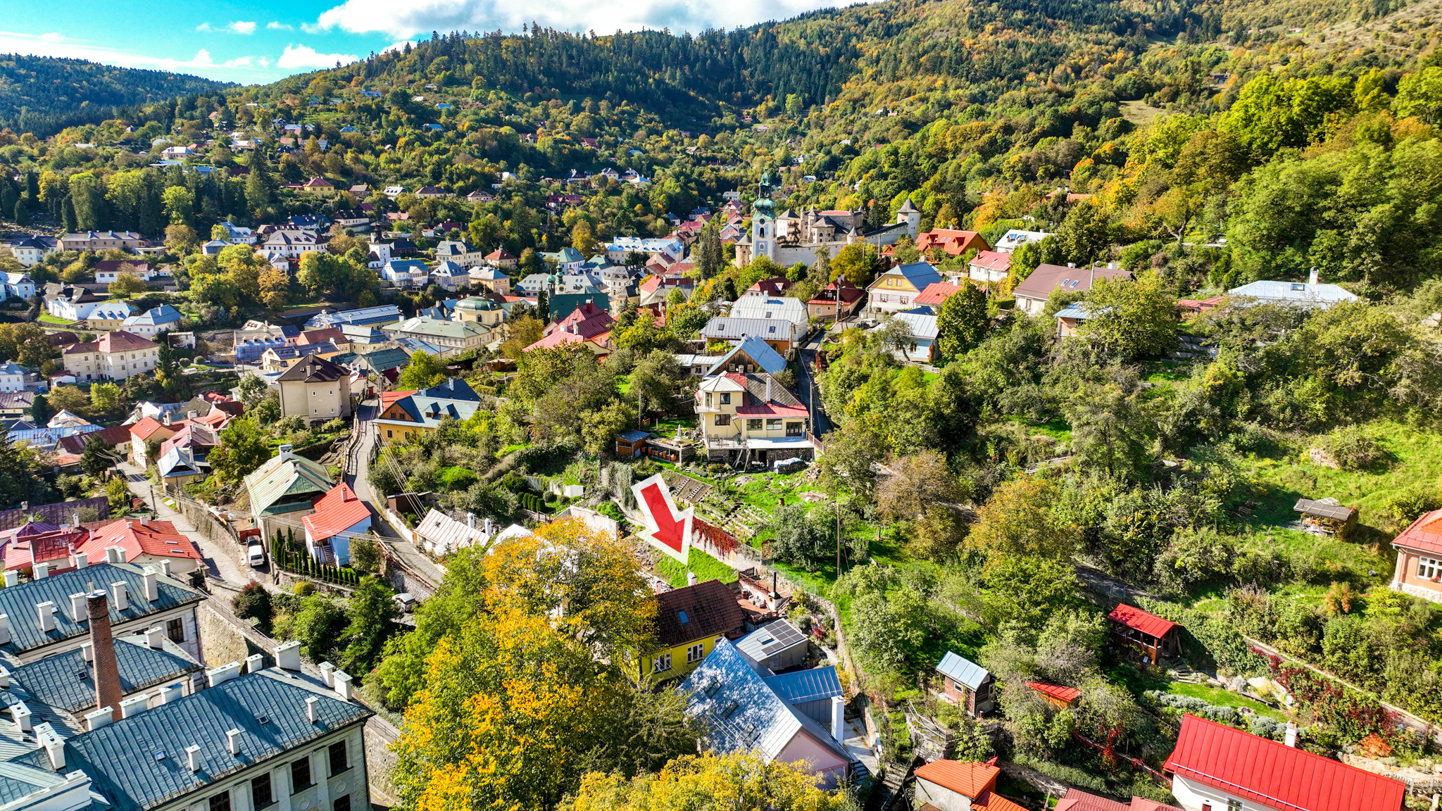 Rodinný dom na Ružovej v centre mesta Banská Štiavnica
