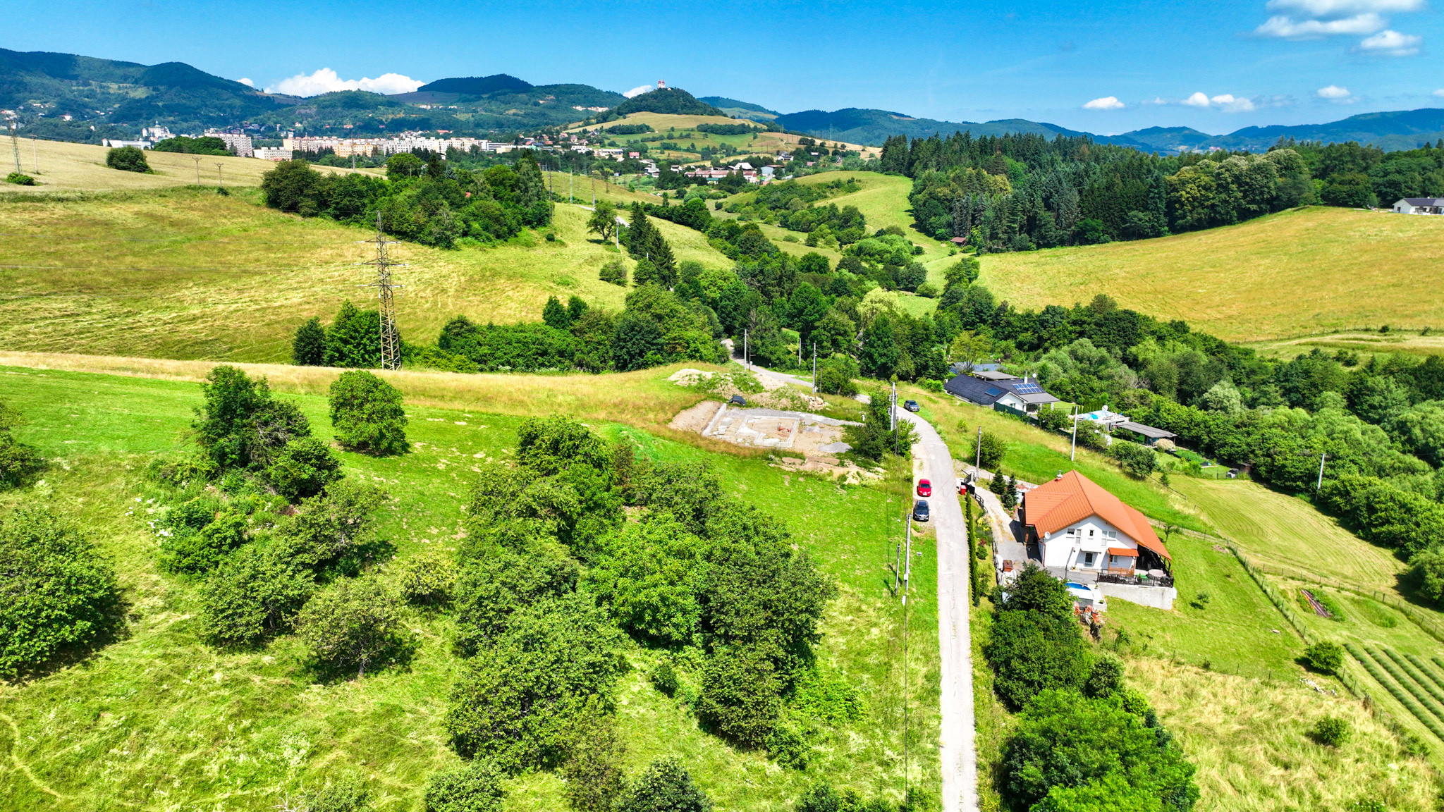 Slnečný stavebný pozemok, 5956m2, Banská Štiavnica