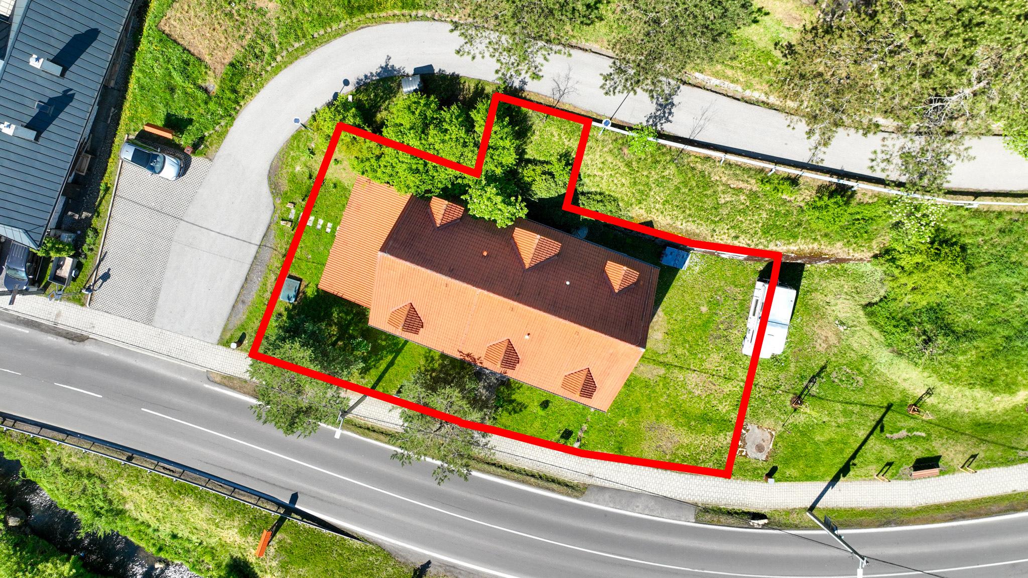 Zabehnutý penzión v obci Svätý Anton, okr. Banská Štiavnica