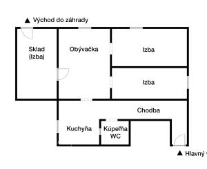 3-izbový priestranný byt o veľkosti 100m2, Štiavnické Bane