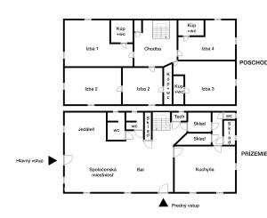 Zabehnutý penzión v obci Svätý Anton, okr. Banská Štiavnica
