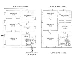 Zrekonštruovaná budova - 1300m2 pozemok Banská Štiavnica