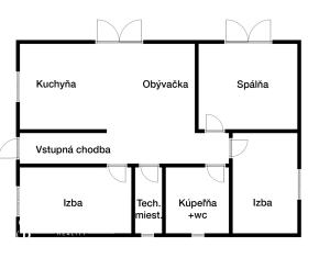 Novostavba 4-izbový rodinný dom obec Župkov, okr. Žarnovica
