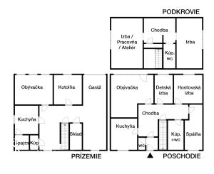 5-izbový rodinný dom s pozemkom 1000m2, Kremnica - Centrum