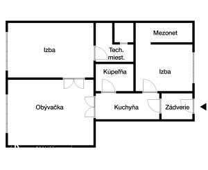 Kompletne zrekonštruovaný byt, centrum B. Štiavnica