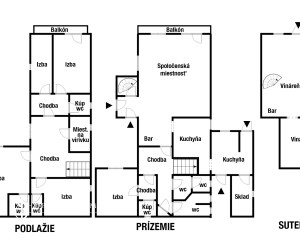 Penzión - Rodinné sídlo s pozemkom 8 753m2, Dudince