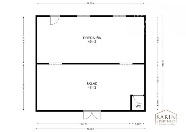 Prenájom Obchodné / Prevádzkové / Skladové priestory 98m2, Banská Štiavnica