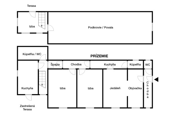 Rodinný dom - Chalupa v blízkosti jazier, Štiavnické Bane