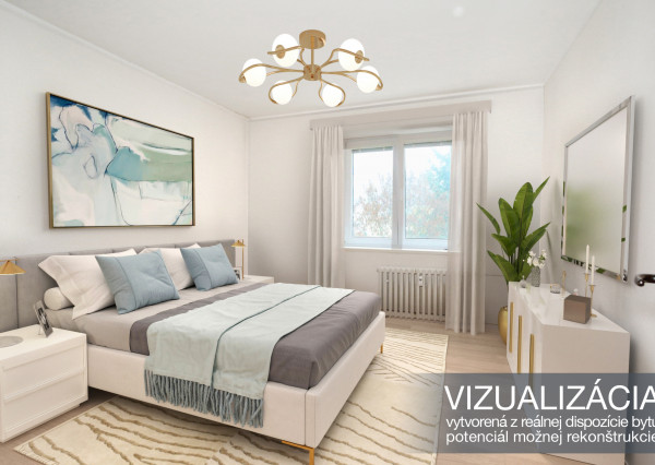 3-izbový byt s balkónom, 63m2, Dolná ulica, Banská Štiavnica