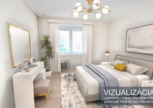 3-izbový byt s balkónom, 63m2, Dolná ulica, Banská Štiavnica