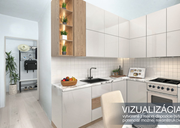 3-izbový byt s balkónom, 63m2, Dolná ulica, Banská Štiavnica