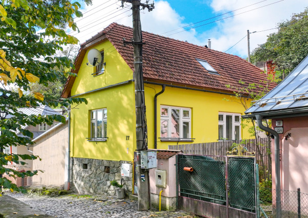 Rodinný dom s terasami v centre mesta Banská Štiavnica