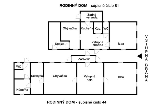 REZERVOVANÉ - Vidiecka usadlosť s pozemkom 6738m2, Šipice