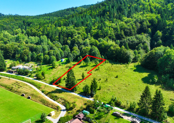 Stavebný pozemok 1550m2 v obci Baláže, Banská Bystrica