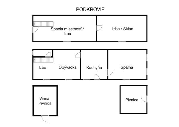 Romantická zrekonštruovaná a zariadená chalupa Malá Lehota