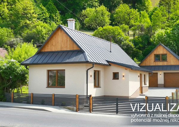 Obývateľný vidiecky dom, chalupa s pozemkom 500m2 Svätý Anton