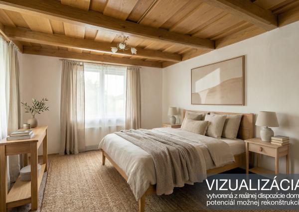 Obývateľný vidiecky dom, chalupa s pozemkom 500m2 Svätý Anton