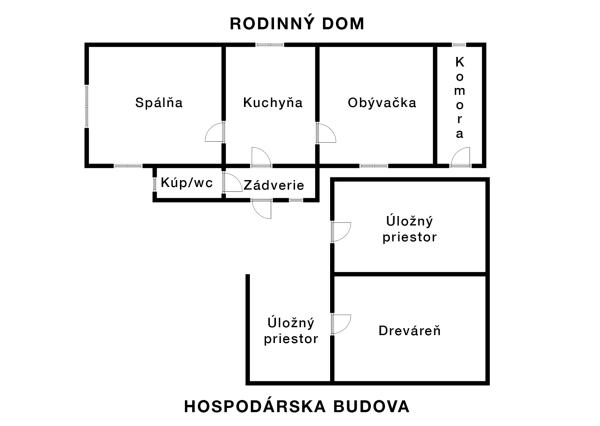 Obývateľný vidiecky dom, chalupa s pozemkom 500m2 Svätý Anton