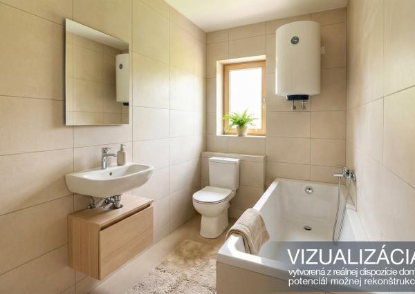 2-izbový rodinný dom v pôvodnom stave, Štiavnické Bane