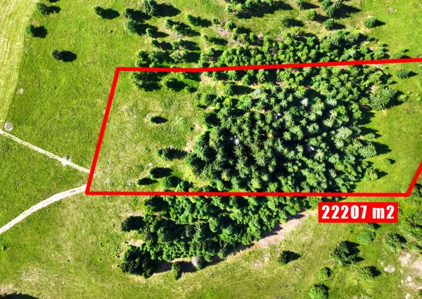 Pozemok so stavebným povolením 22200m2, Látky okr. Detva