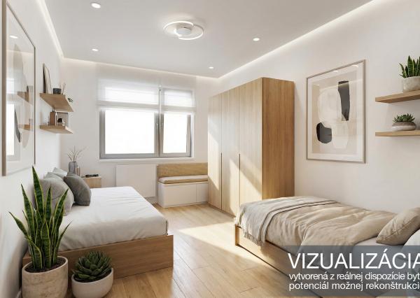 4 izbový byt v pôvodnom stave, 83m2, Banská Štiavnica