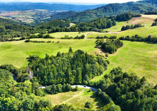 Slnečný 4,3ha pozemok Richňava, Banská Štiavnica