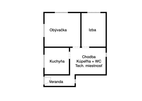 3-izbový rodinný dom s pozemkom 669m2, Banská Štiavnica