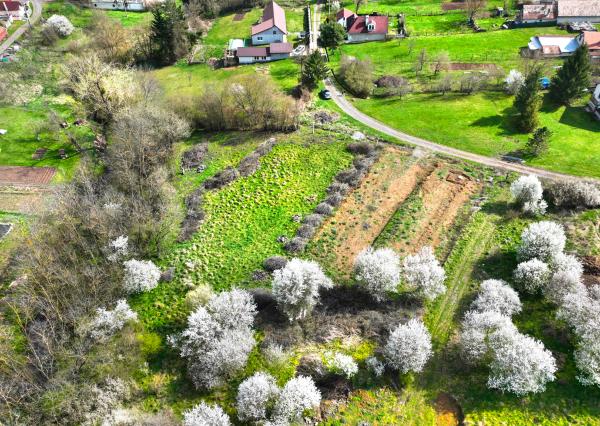 Slnečný stavebný pozemok 3500m2 Hontianske Tesáre