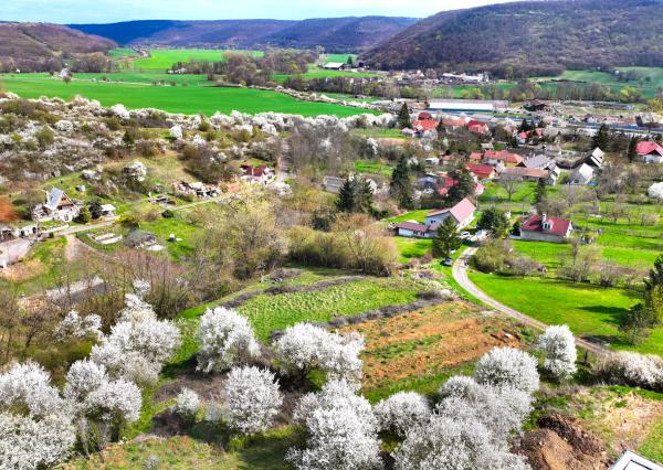 Slnečný stavebný pozemok 3500m2 Hontianske Tesáre