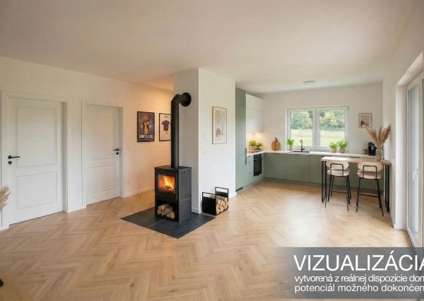 Novostavba 4-izbový rodinný dom obec Župkov, okr. Žarnovica