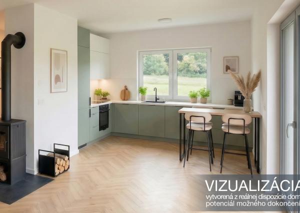 Novostavba 4-izbový rodinný dom obec Župkov, okr. Žarnovica