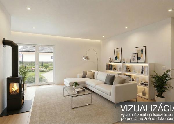 Novostavba 4-izbový rodinný dom obec Župkov, okr. Žarnovica