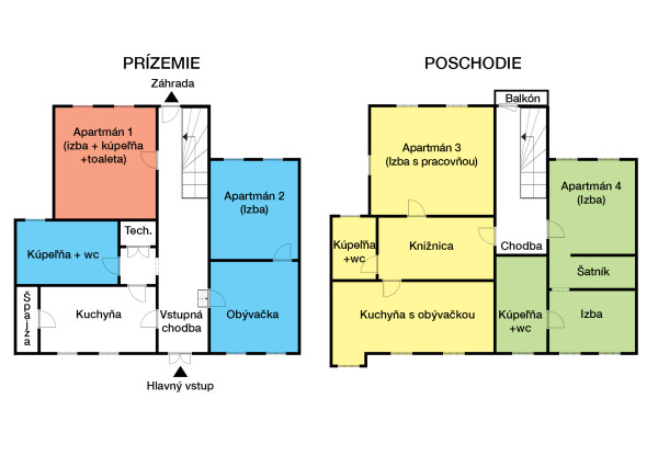 Historický rodinný dom so záhradou a parkovaním, Banská Štiavnica