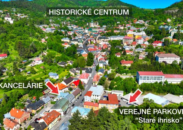 Moderné kancelárske priestory širšie centrum Banská Štiavnica