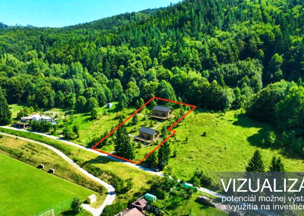 Pozemok s možnosťou stavby o veľkosti 981m2, Baláže