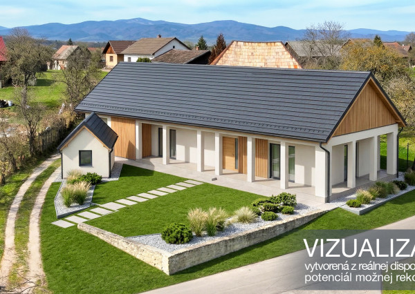 Obývateľný vidiecky dom - chalupa, Orovnica, okr.Žarnovica