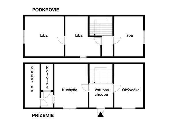 4-izbový Rodinný dom - Chalupa – Banský Studenec