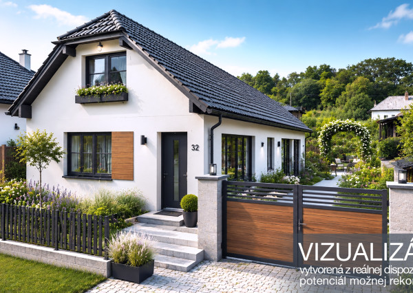 Vidiecky rodinný dom s pozemkom 950m2 Hontianske Nemce