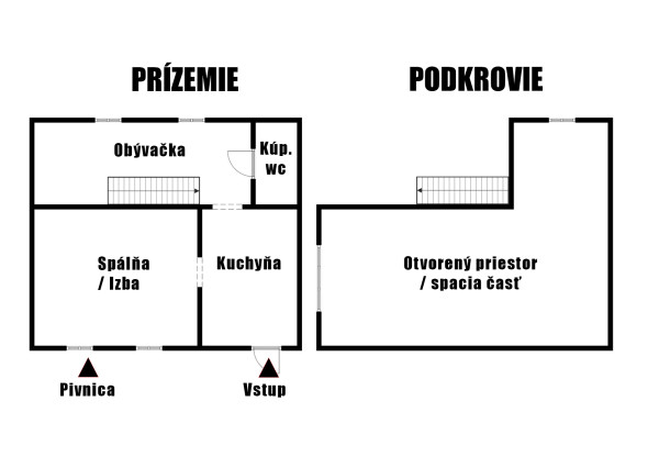 Rekonštruovaná chalupa s pozemkom 1000m2 Hodruša-Hámre